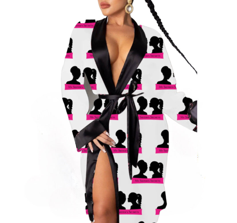 My Sister’s Secrets Logo branded robe